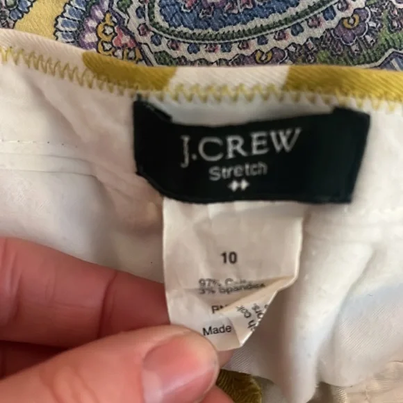 J CREW STRETCH SKIRT with buttons - Picture 4 of 5
